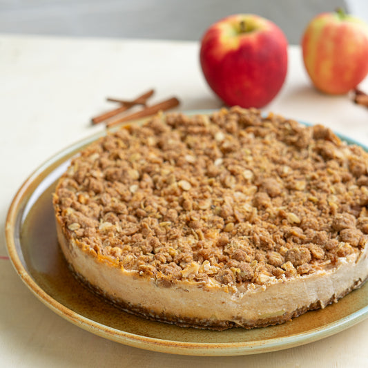 appelcrumble cheesecake